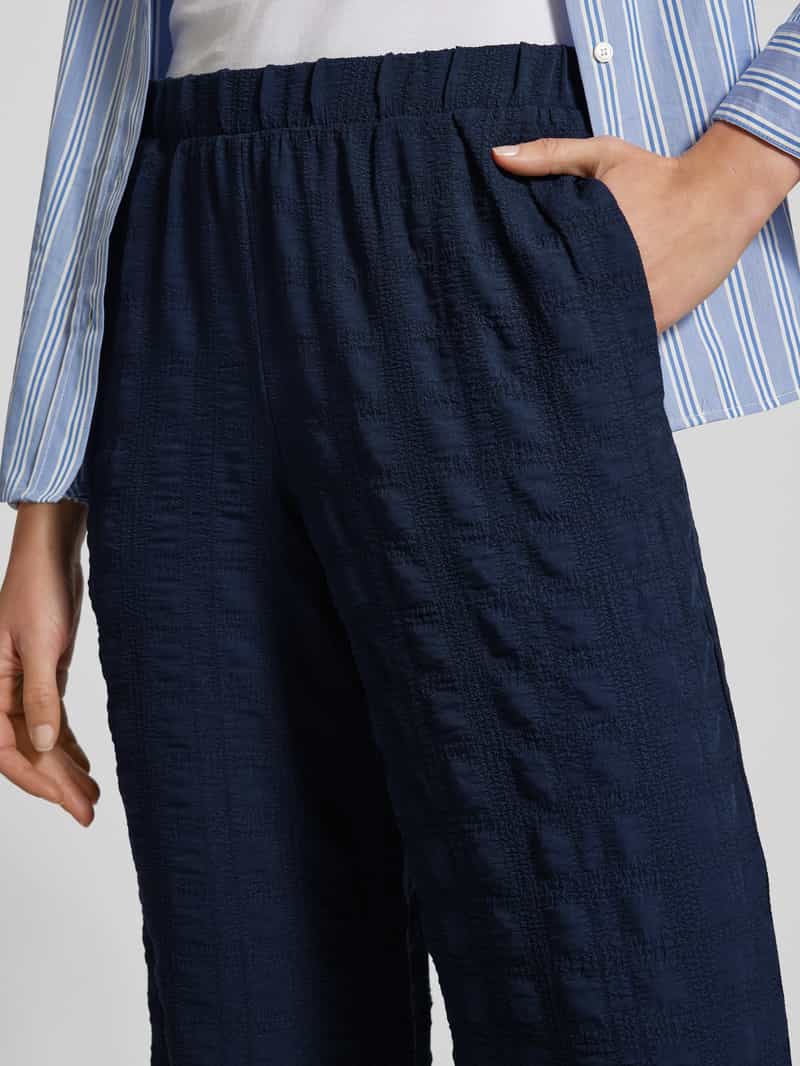 Vero Moda Loose fit stoffen broek met structuurmotief model 'NOELLA