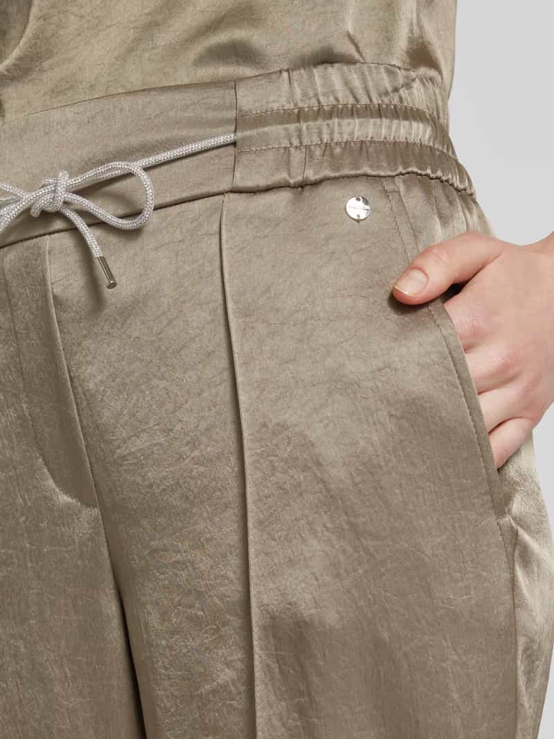Marc Cain Straight leg broek met tunnelkoord