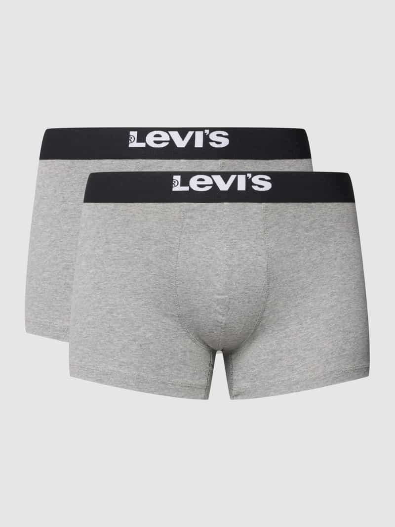 Boxershort met elastische band met logo, model 'SOLID BASIC TRUNK'