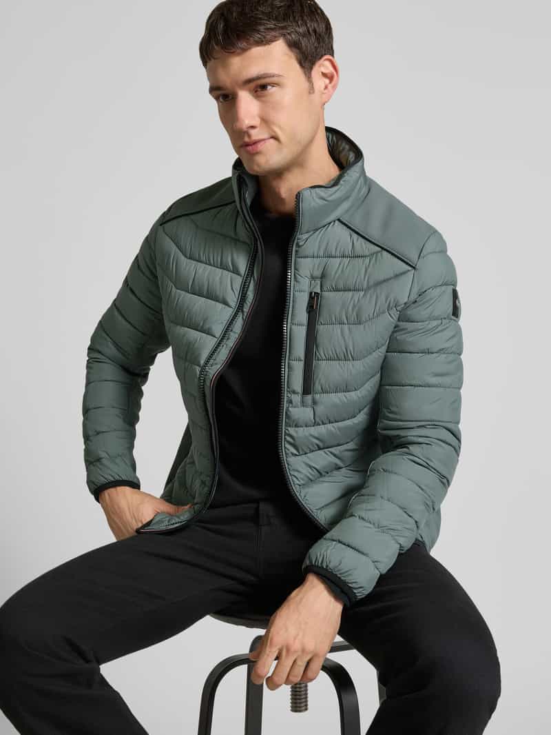 Tom Tailor Regular fit gewatteerd jack met ritssluiting