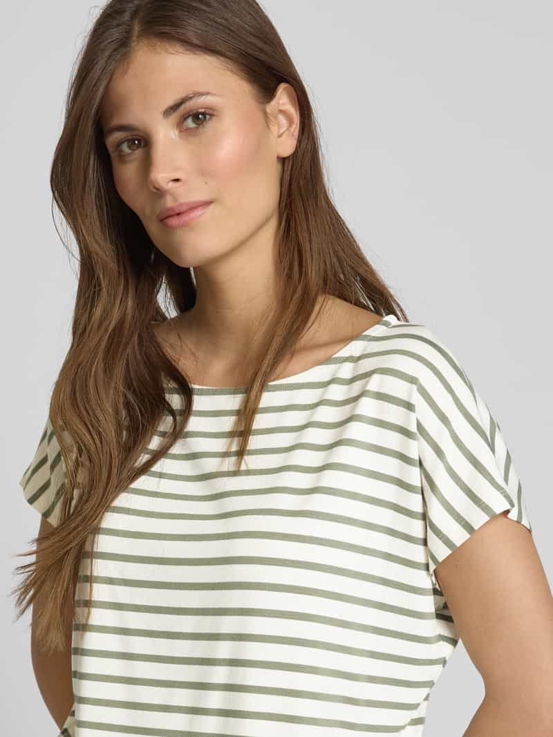 s.Oliver RED LABEL Relaxed fit T-shirt in mix van viscose en elastaan