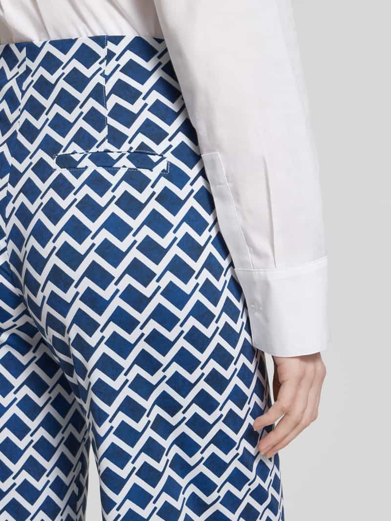 SEDUCTIVE Wide leg stoffen broek met elastische band model 'KIMBERLEY'