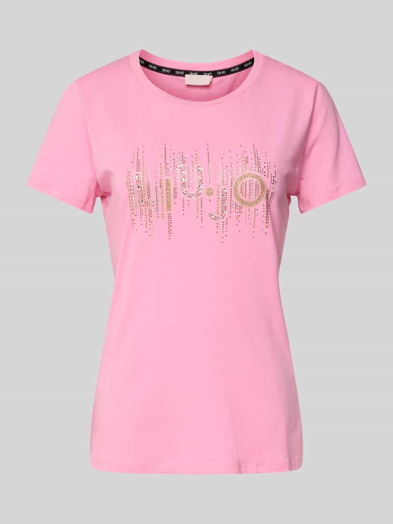 Liu Jo White T-shirt met siersteentjes