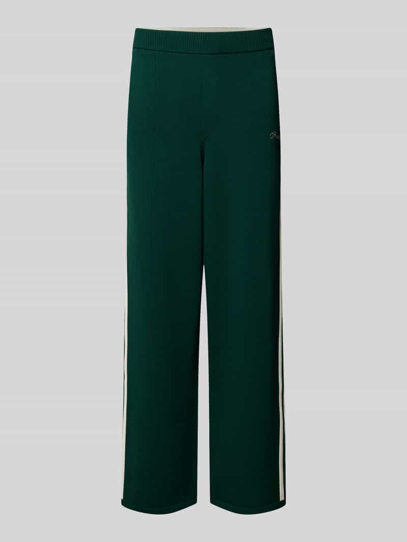 PROHIBITED straight fit sweatpants van viscosemix model 'VARSITY'