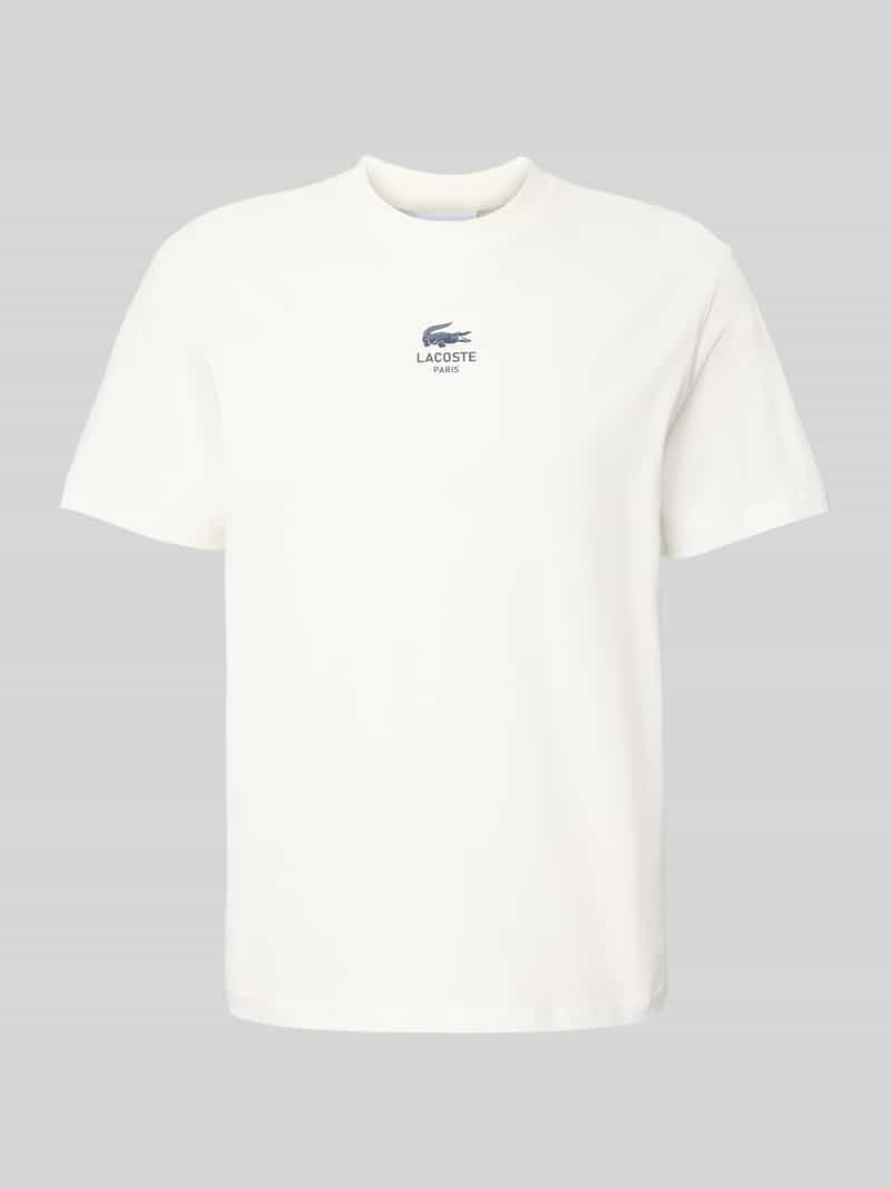 Lacoste Regular fit T-shirt van puur katoen