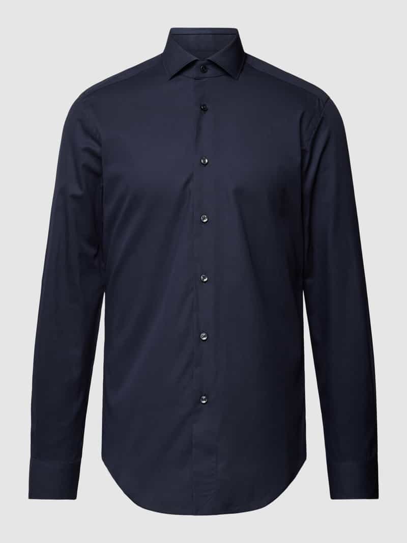 Regular fit zakelijk overhemd van fijn twill XACUS