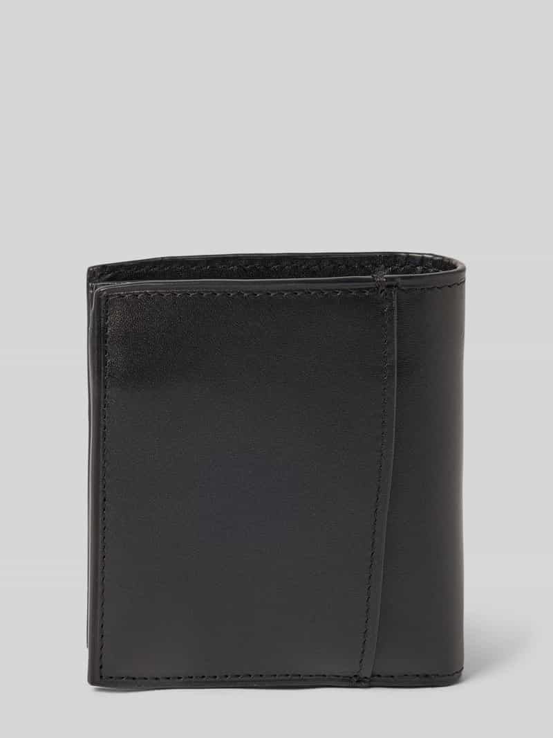 CK Calvin Klein Portemonnee met labelapplicatie model 'PLAQUE'