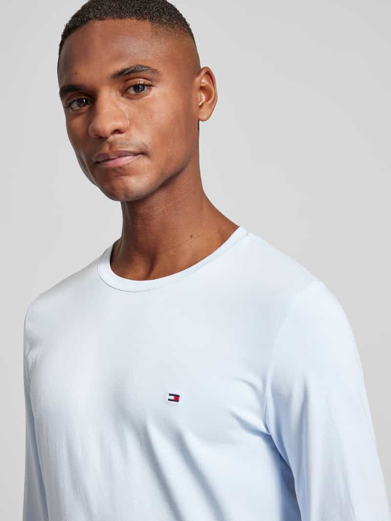 Tommy Hilfiger Regular fit shirt met lange mouwen en labelstitching