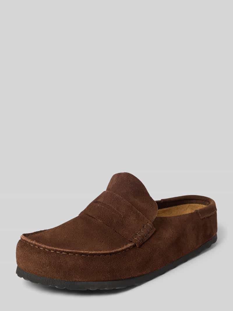 Clogs van suède model 'Naples Wrapped'