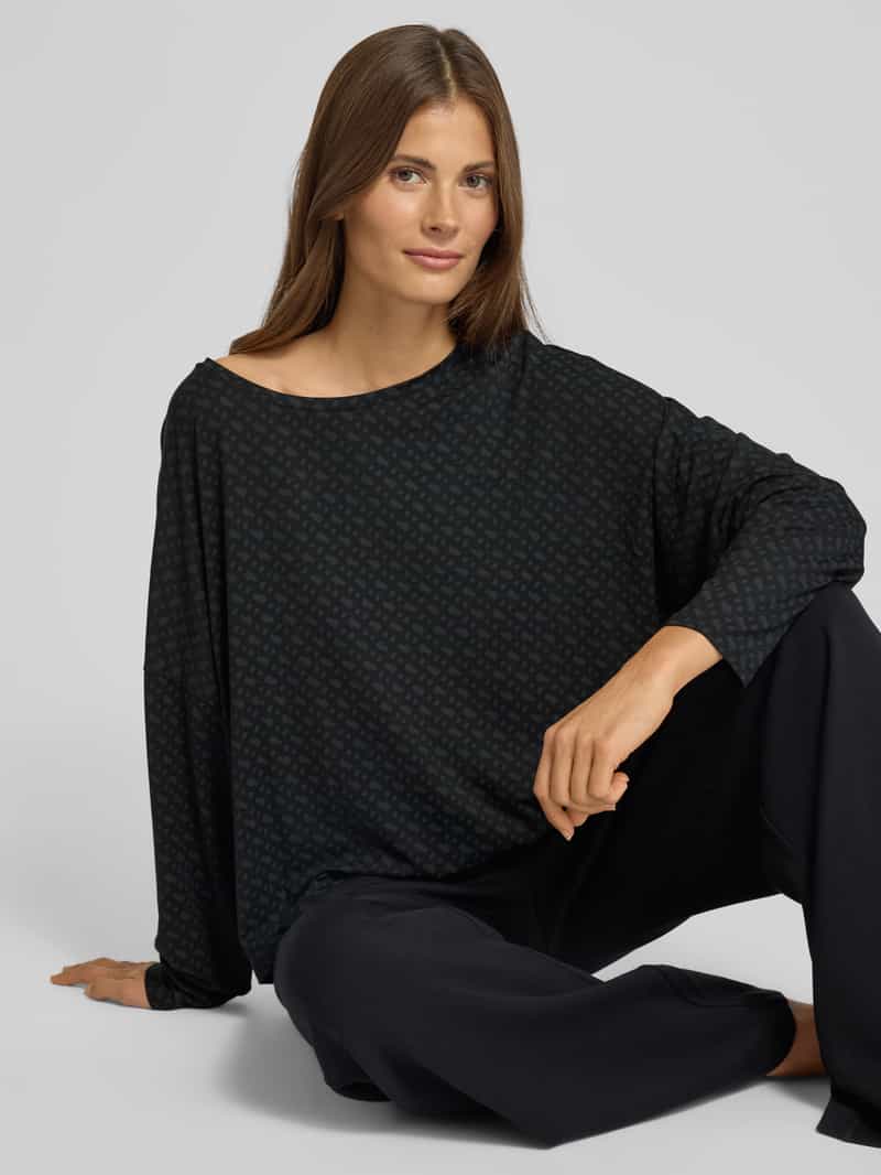 Boss Relaxed fit pyjamabovendeel van lyocellmix