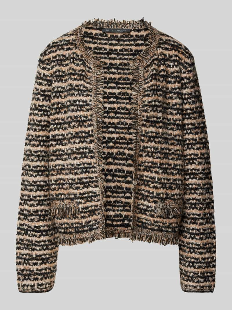 Betty Barclay Gebreide cardigan in bouclélook