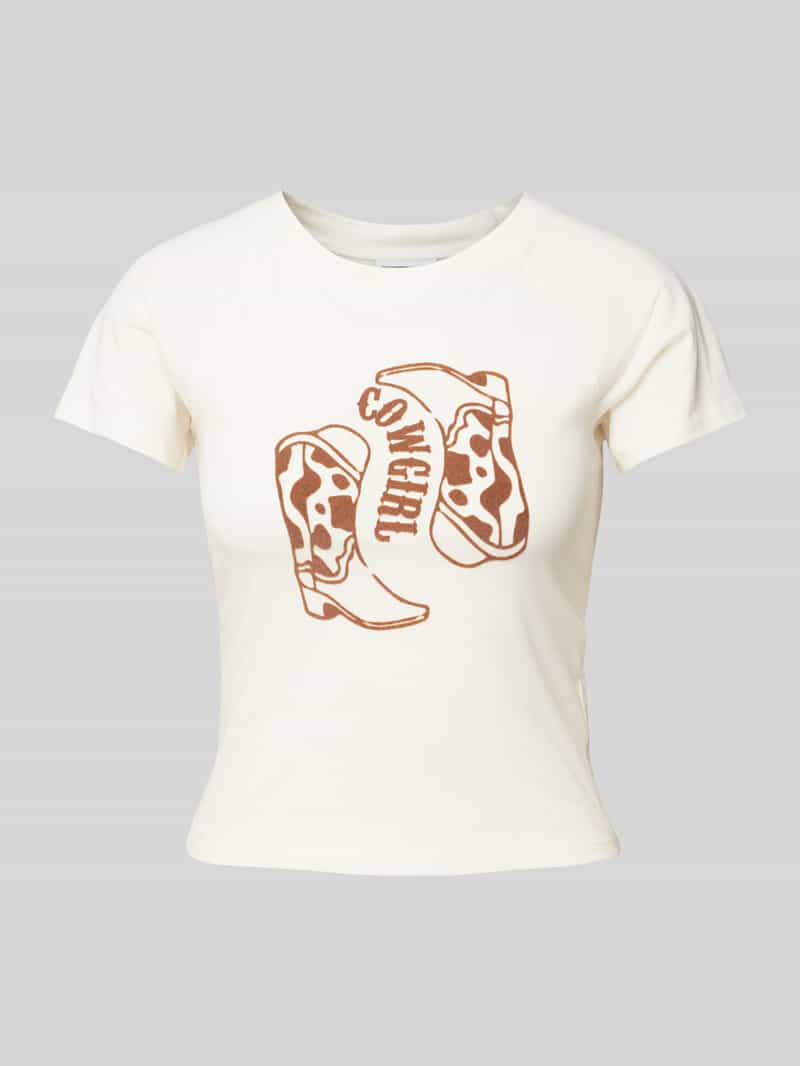 Noisy May T-shirt met motiefprint model 'LOUI'