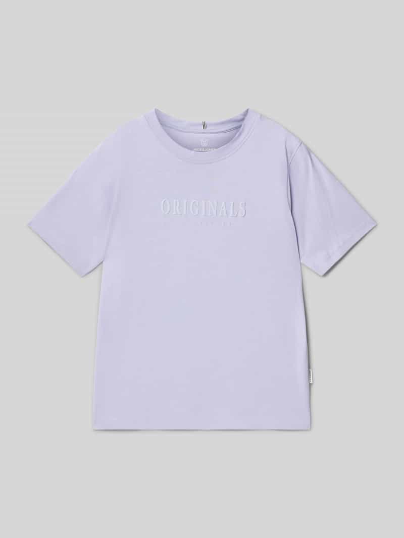 jack & jones T-shirt met labelprint model 'FREDERIKSBERG'