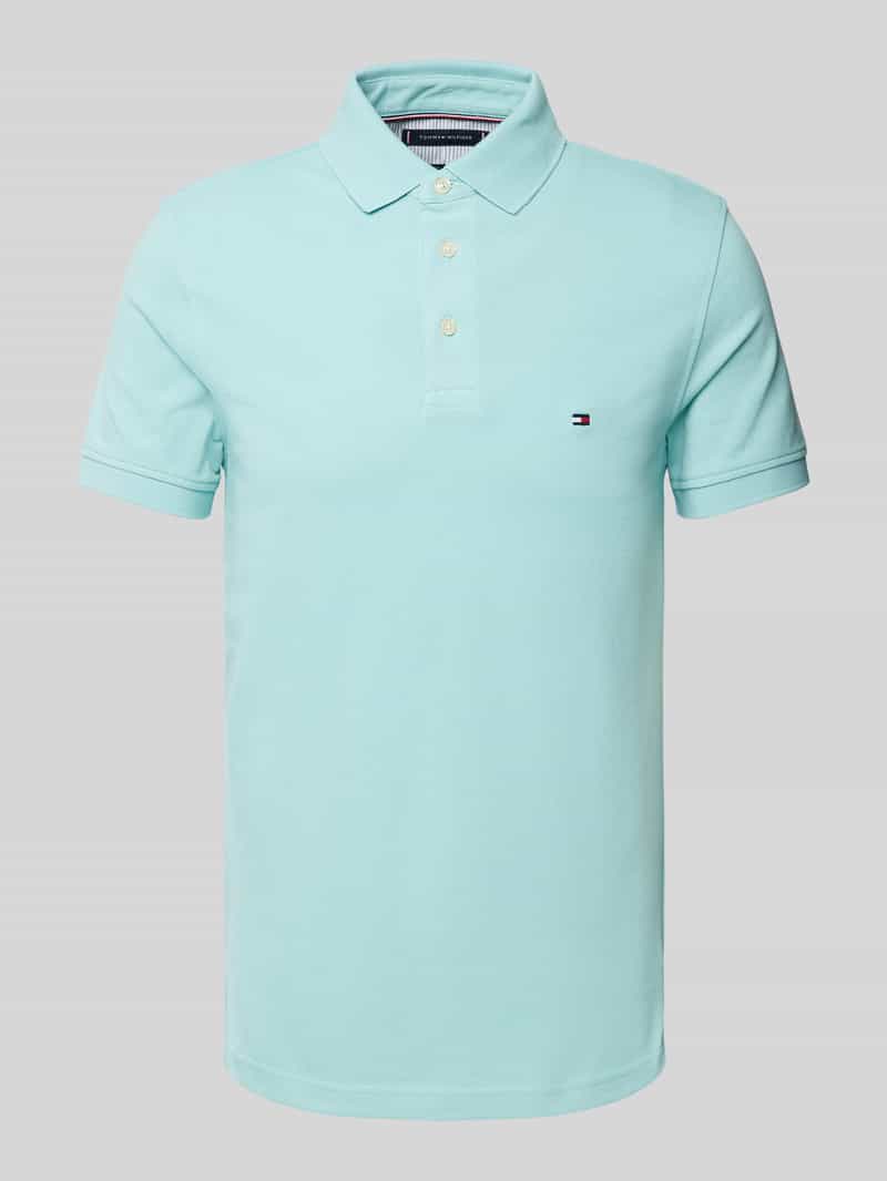Tommy Hilfiger Slim fit poloshirt met logostitching model '1985'