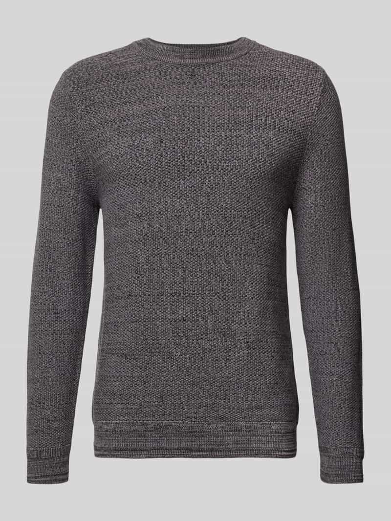 Superdry Gebreide pullover met ribboorden