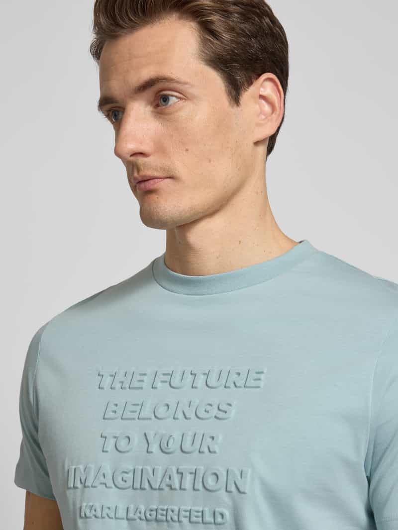Karl Lagerfeld T-shirt met labeldetail