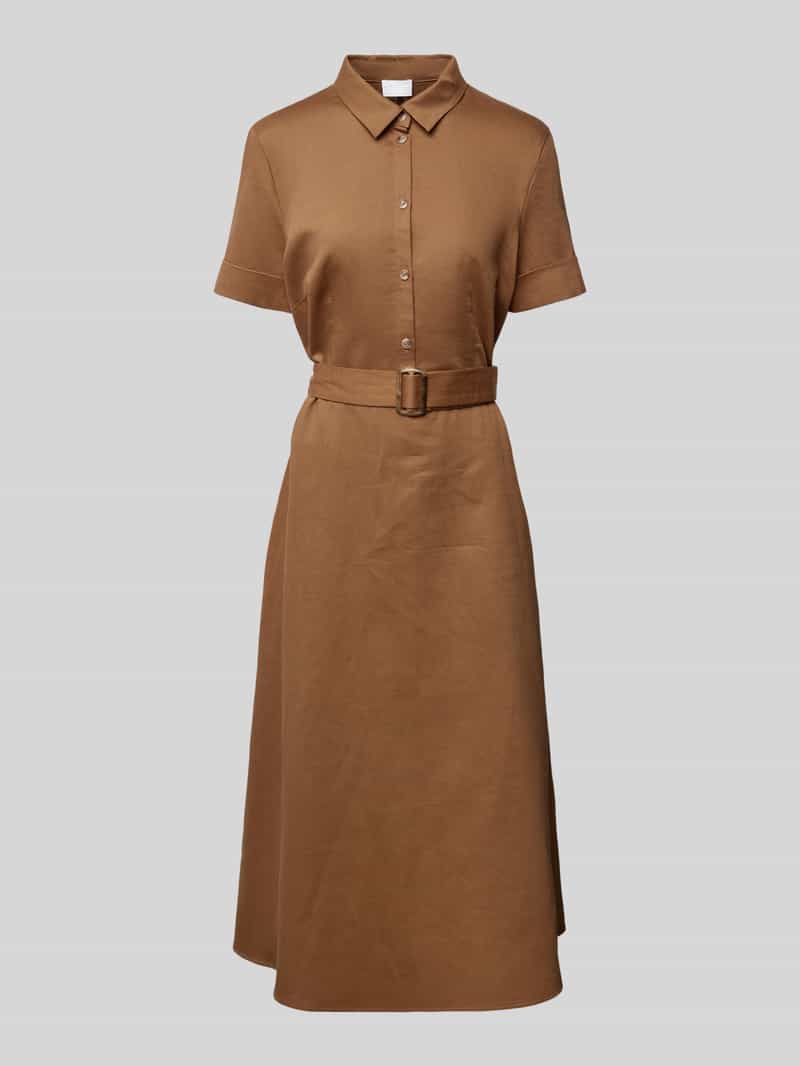 Jake*s Collection Midi-jurk met tailleriem