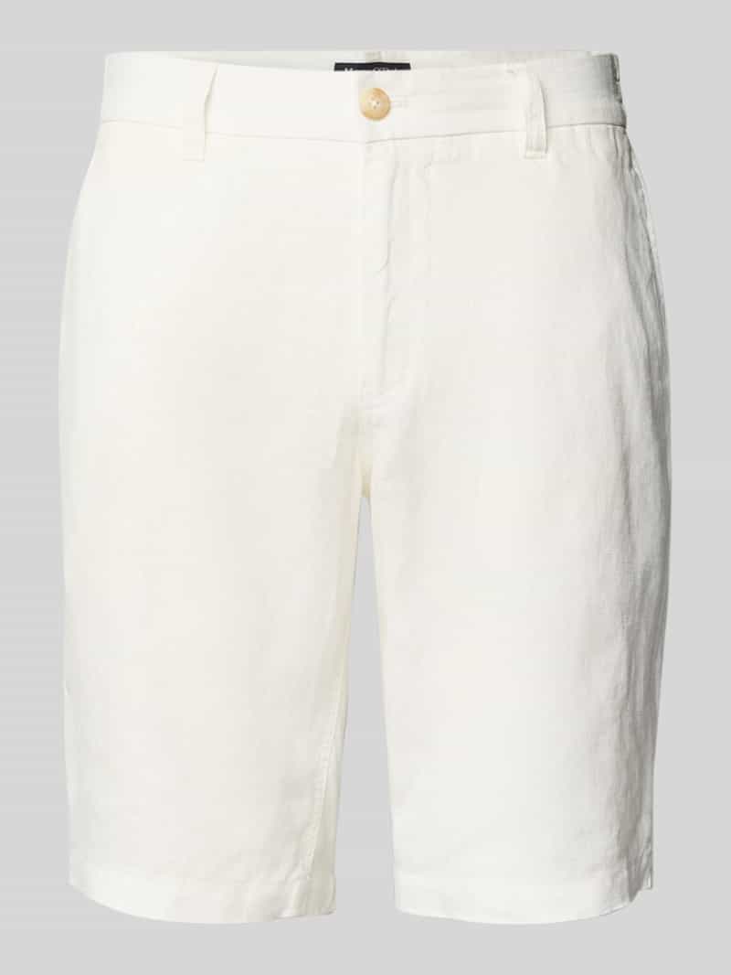 Marc O'Polo Regular fit korte broek van puur linnen model 'RESO JOGGER'