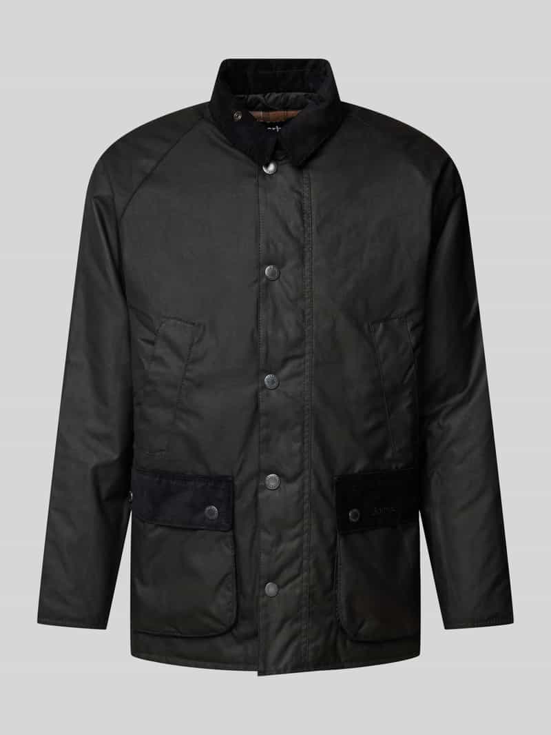 Barbour Jack met labelstitching model 'Cordale Wax'
