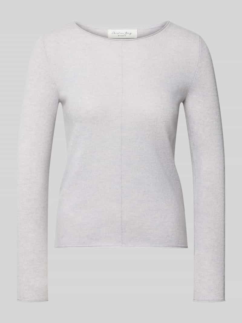 Christian Berg Woman Regular fit gebreide pullover van puur kasjmier