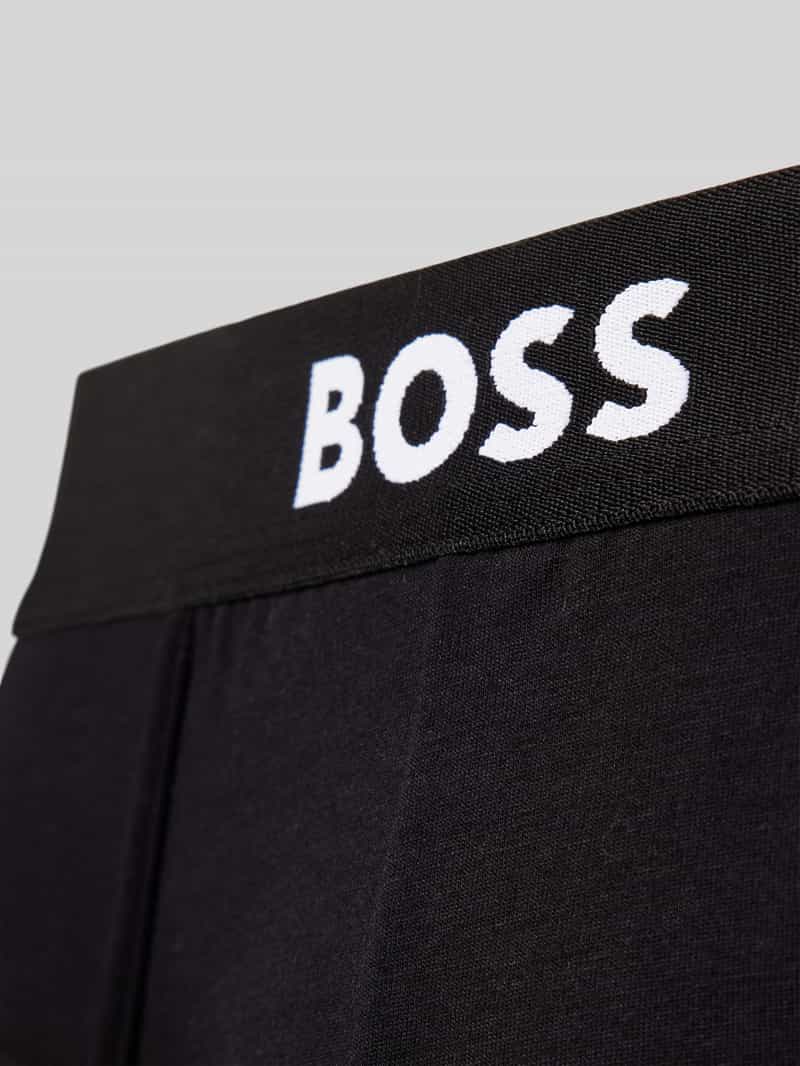 Boss Slip met elastische band met logo in een set van 3 stuks, model 'ONE' zwart, foto 3
