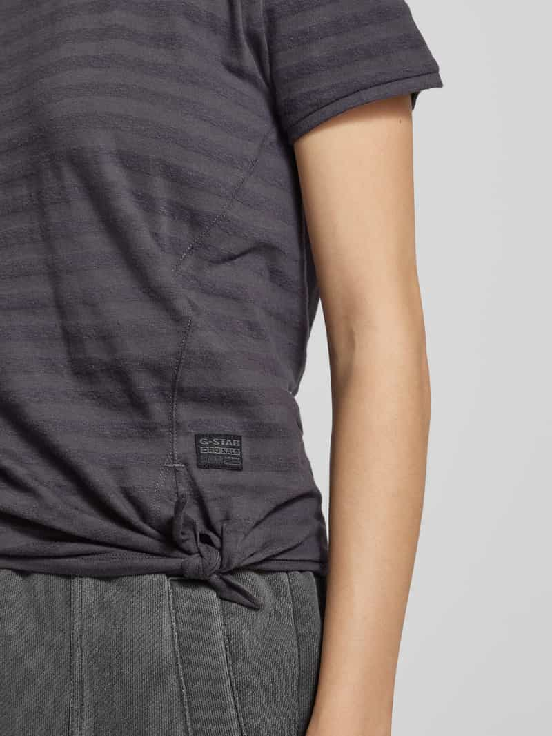 G-Star Raw Regular fit T-shirt met knoopdetail