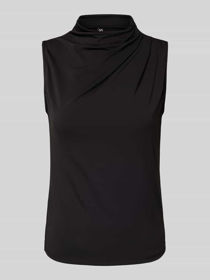 Pieces Regular fit top met opstaande kraag model 'MADISON'