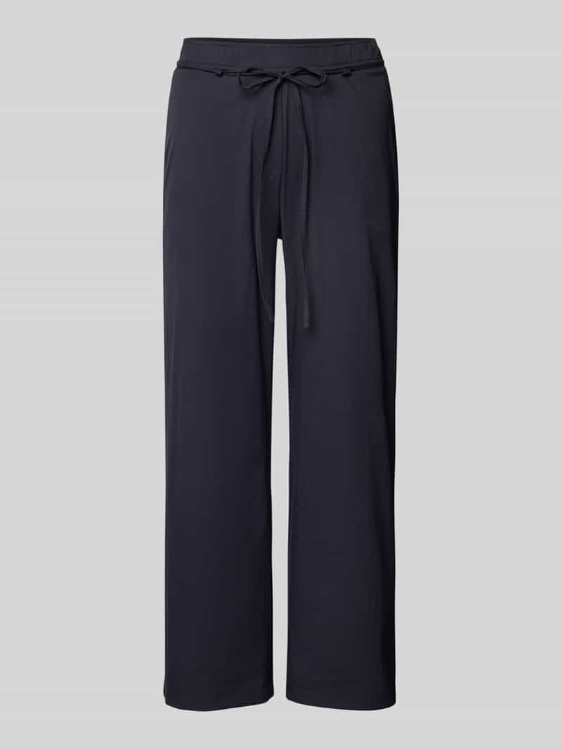 MAC Straight leg stoffen broek met verkort model 'CHiara'