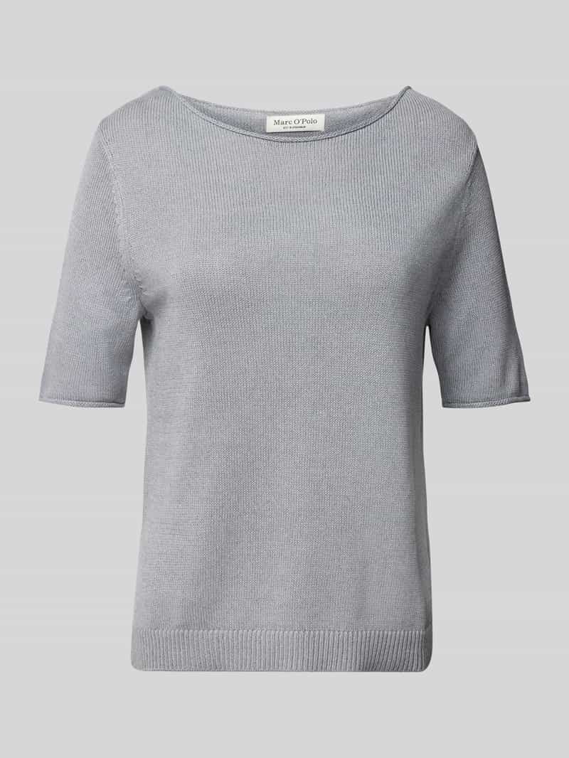 Marc O'Polo Regular fit gebreide pullover van een mix van katoen en linnen