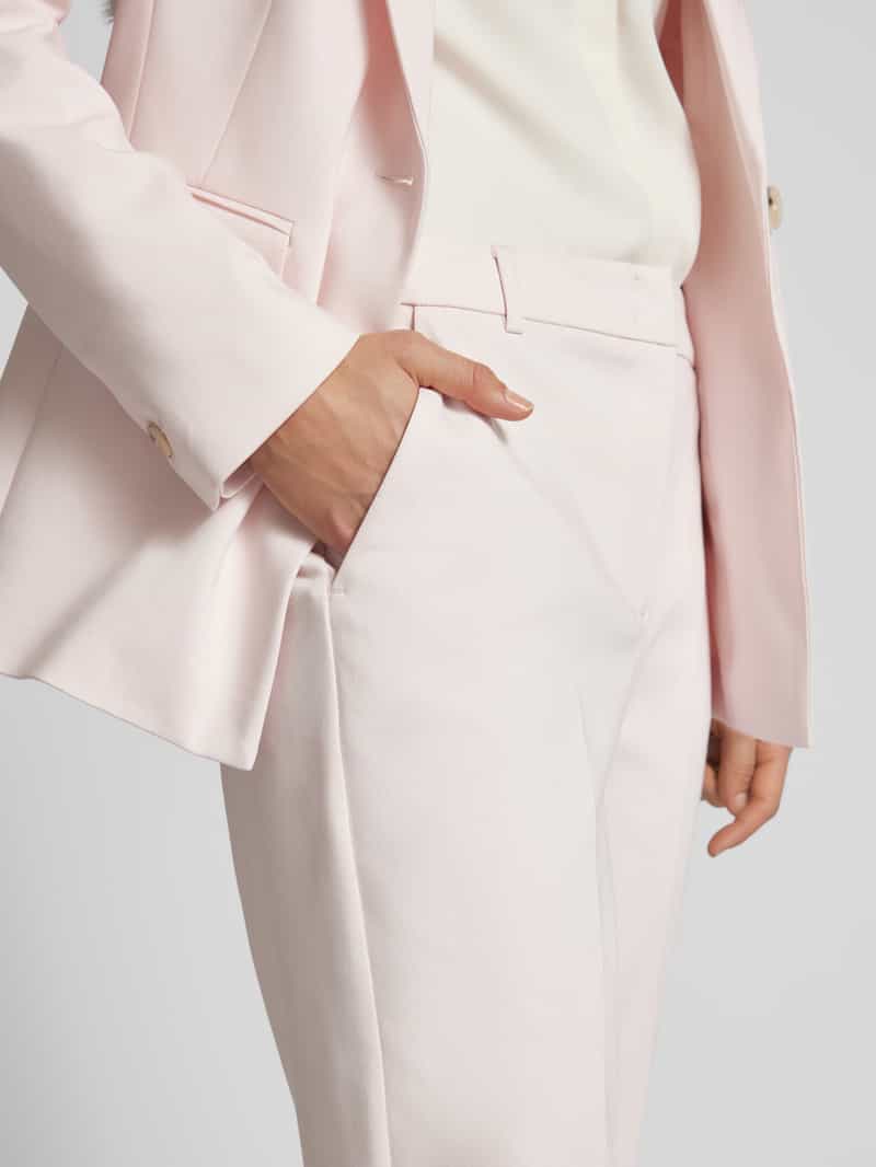 comma Stoffen broek met bandplooien