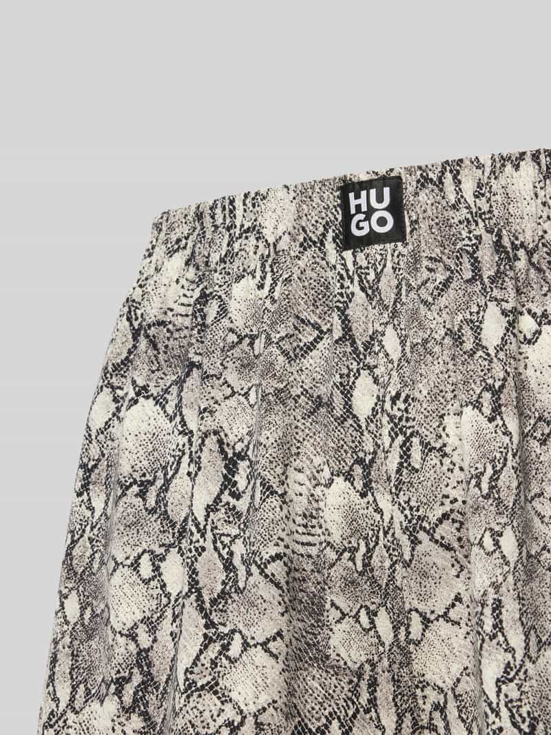 HUGO Regular fit korte pyjamabroek met elastische band model 'NIKA'