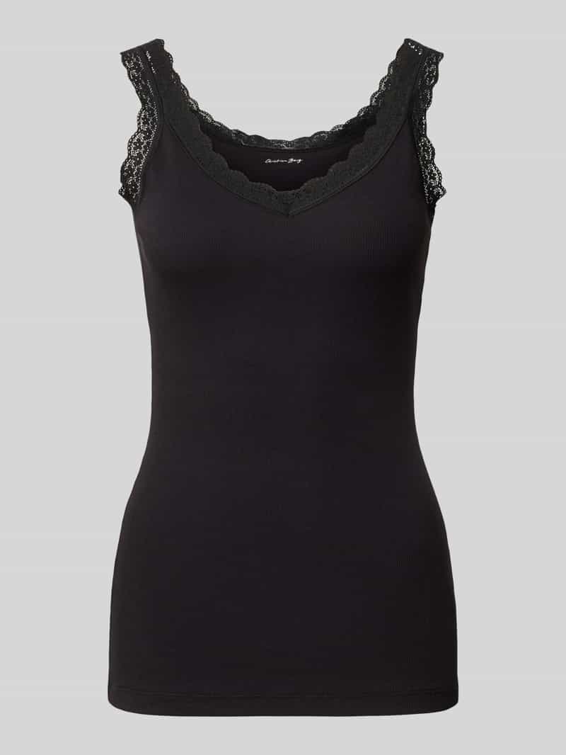 Christian Berg Woman Tanktop met kant