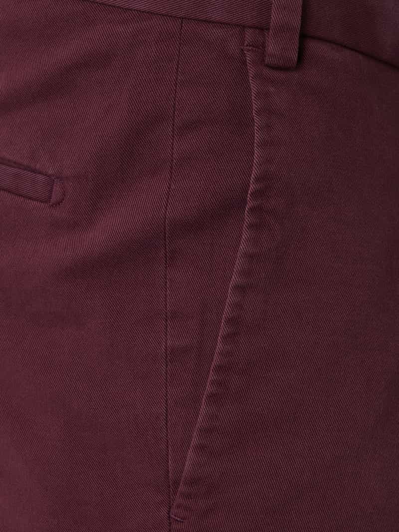 HILTL SENSE Slim fit chino van scheerwolmix met kasjmier
