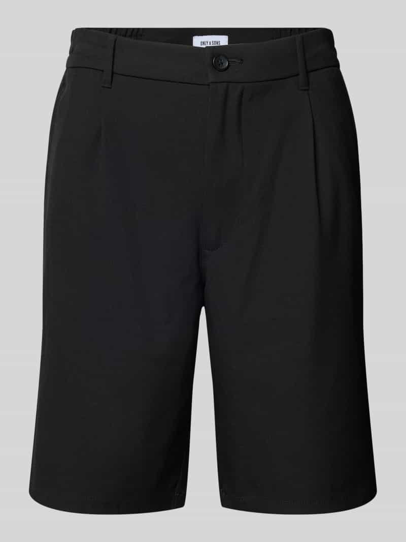 Only & Sons Slim fit korte broek met achterzakken model 'LOU'