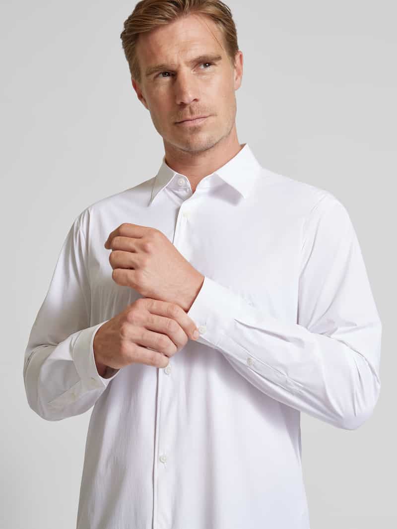 Armani Exchange Regular fit vrijetijdsoverhemd met kentkraag