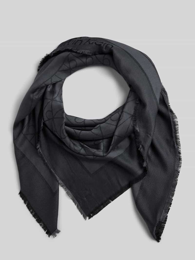 CK Calvin Klein Sjaal met all-over logoprint model 'Tonal'