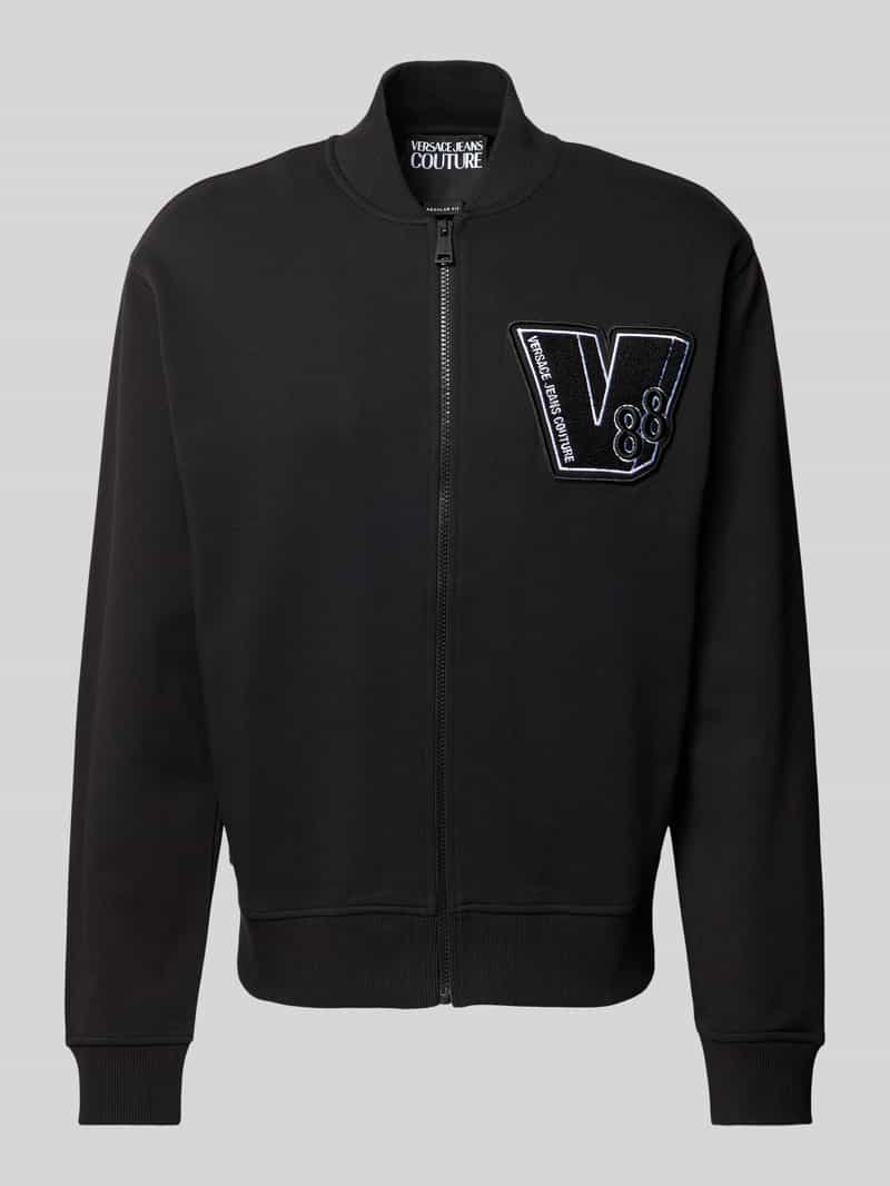 Versace Jeans Couture Sweatjack met opstaande kraag