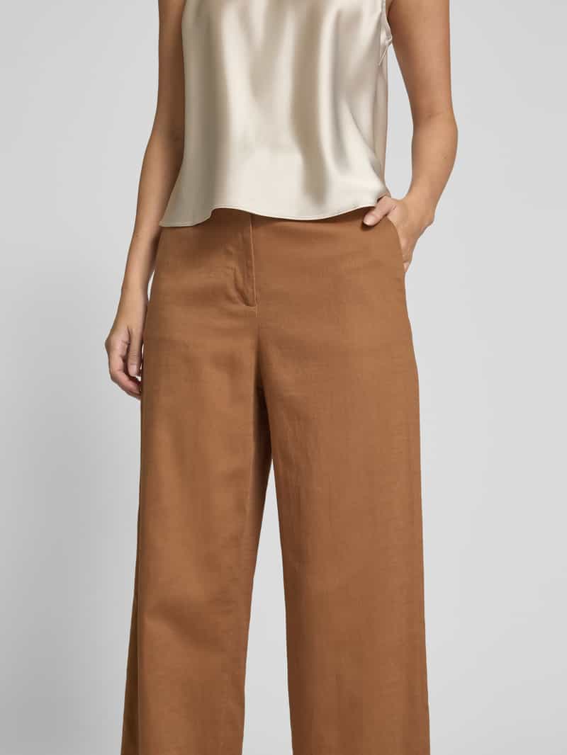 Jake*s Collection Straight leg stoffen broek met steekzakken