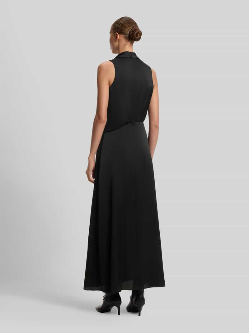HUGO Maxi-jurk met drapering model 'Kedina-1'