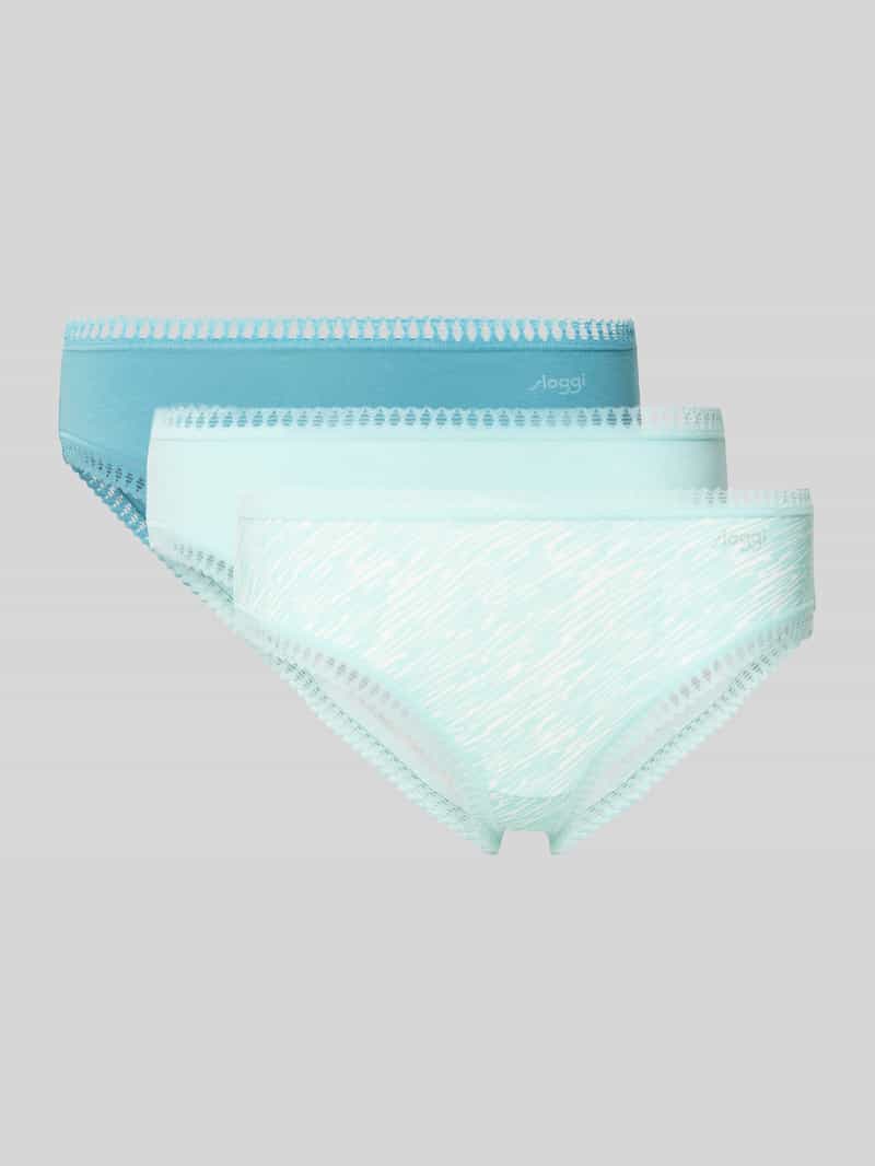 Sloggi Slip met labelprint model 'GO Crush' in een set van 3 stuks