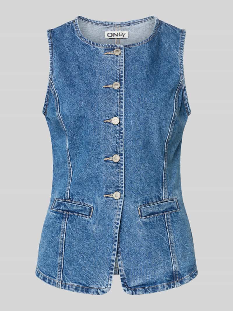 Jeansgilet van puur katoen Model 'GUILINA'