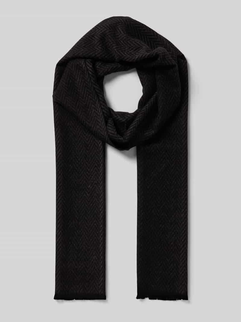 Christian Berg Men Sjaal van viscose in all-over look