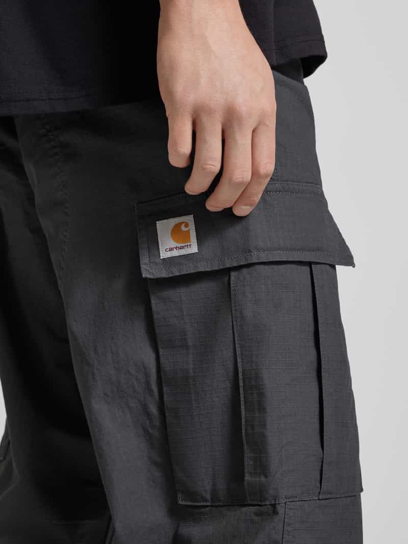 Carhartt Work In Progress Regular fit cargobroek met riemlussen