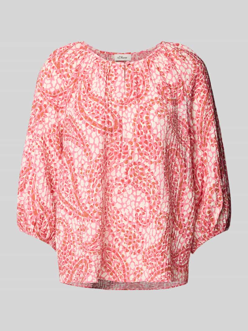 s.Oliver RED LABEL Relaxed-fit blouseshirt van viscosemix