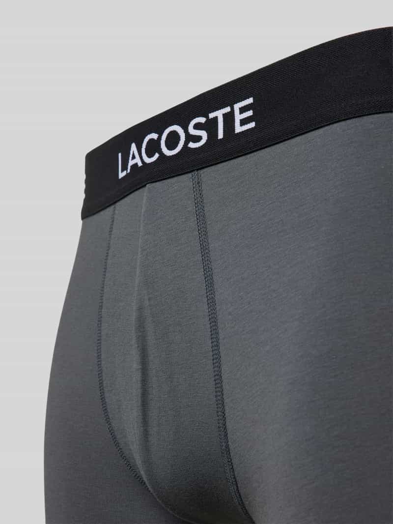 Lacoste Boxershort met elastische band in een set van 3 stuks
