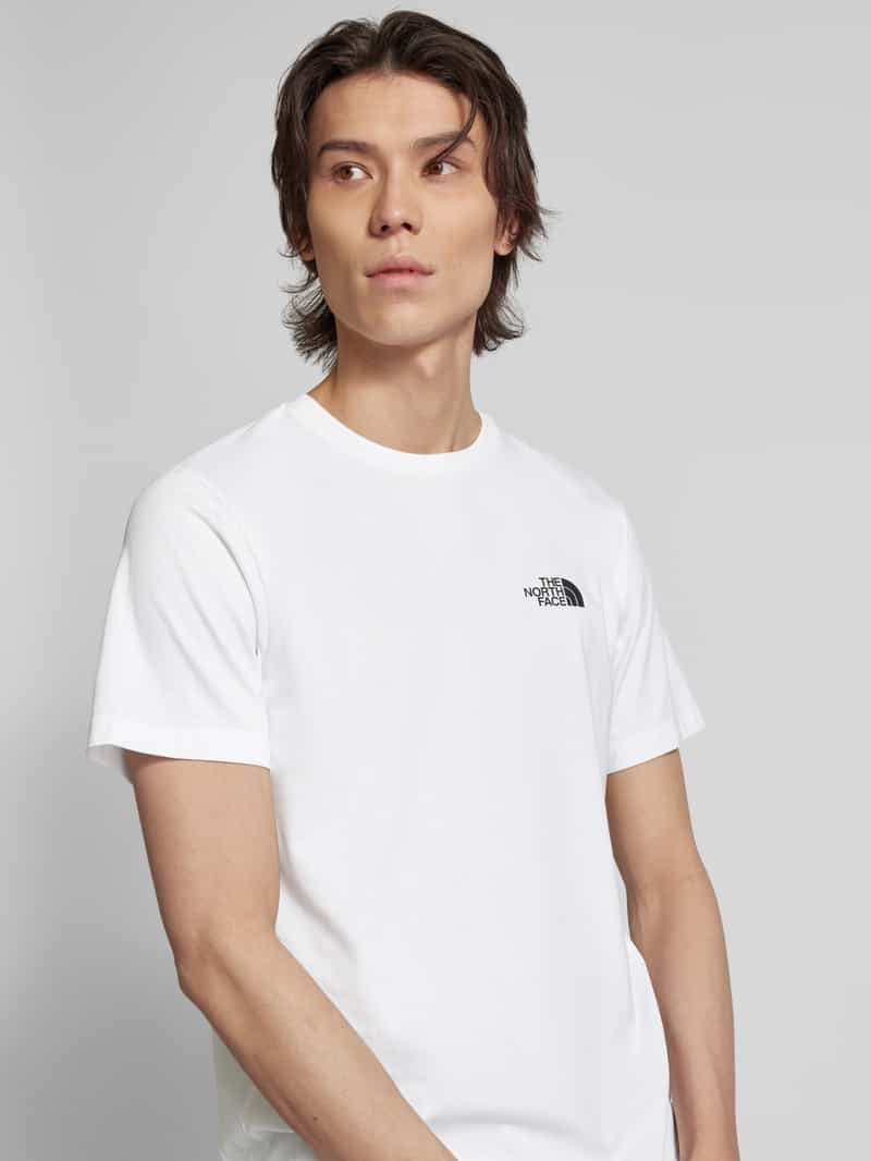 The North Face T-shirt met labelprint model 'SIMPLE DOME'