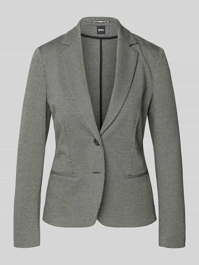 Boss Regular fit blazer van viscosemix model 'JONALAHRA'