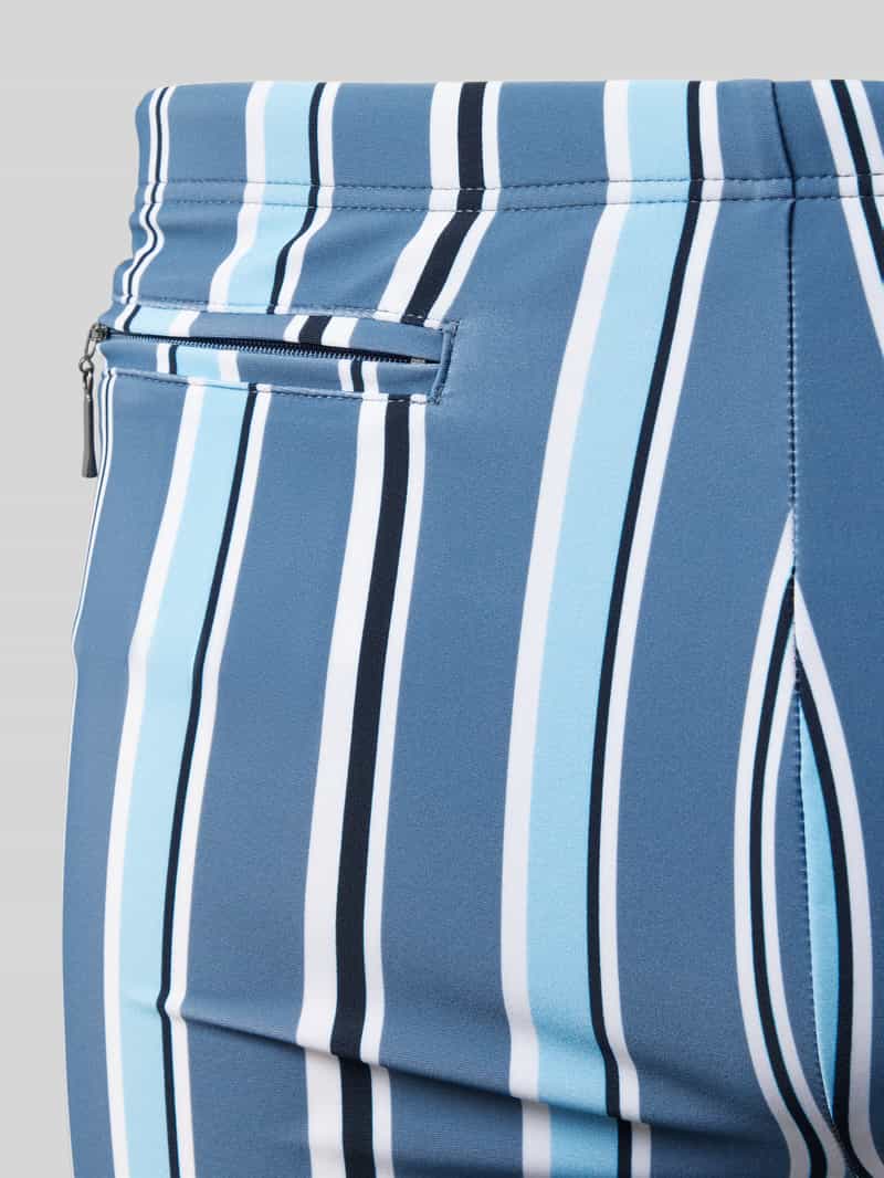 Schiesser Slim fit zwembroek met ritszak model 'Ocean'