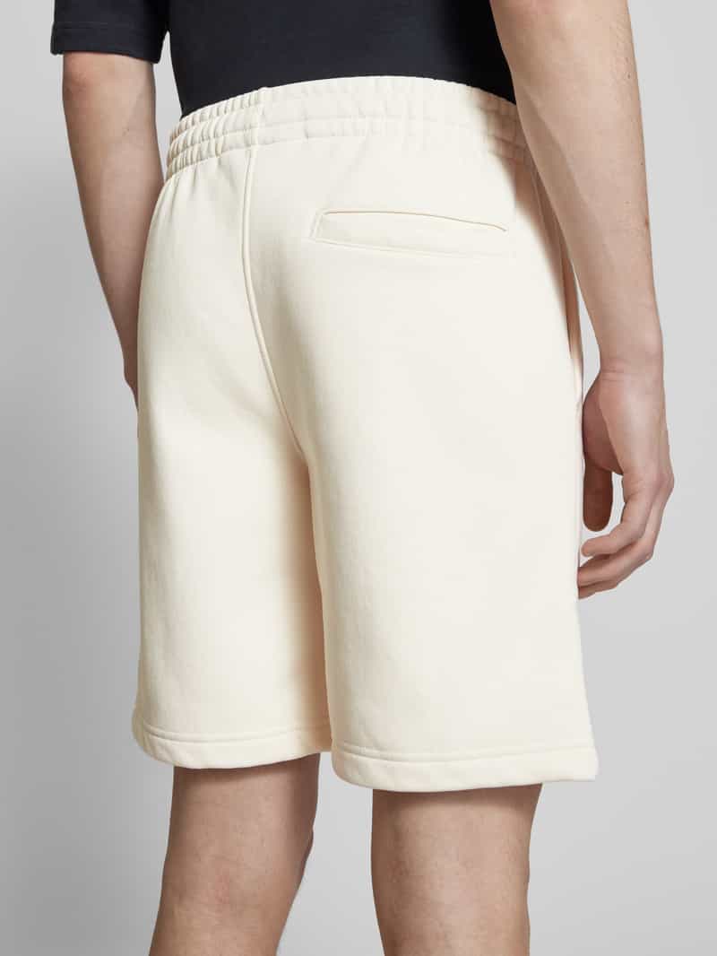 Sergio Tacchini Regular fit sweatshorts met logostitching model 'SIMBA'