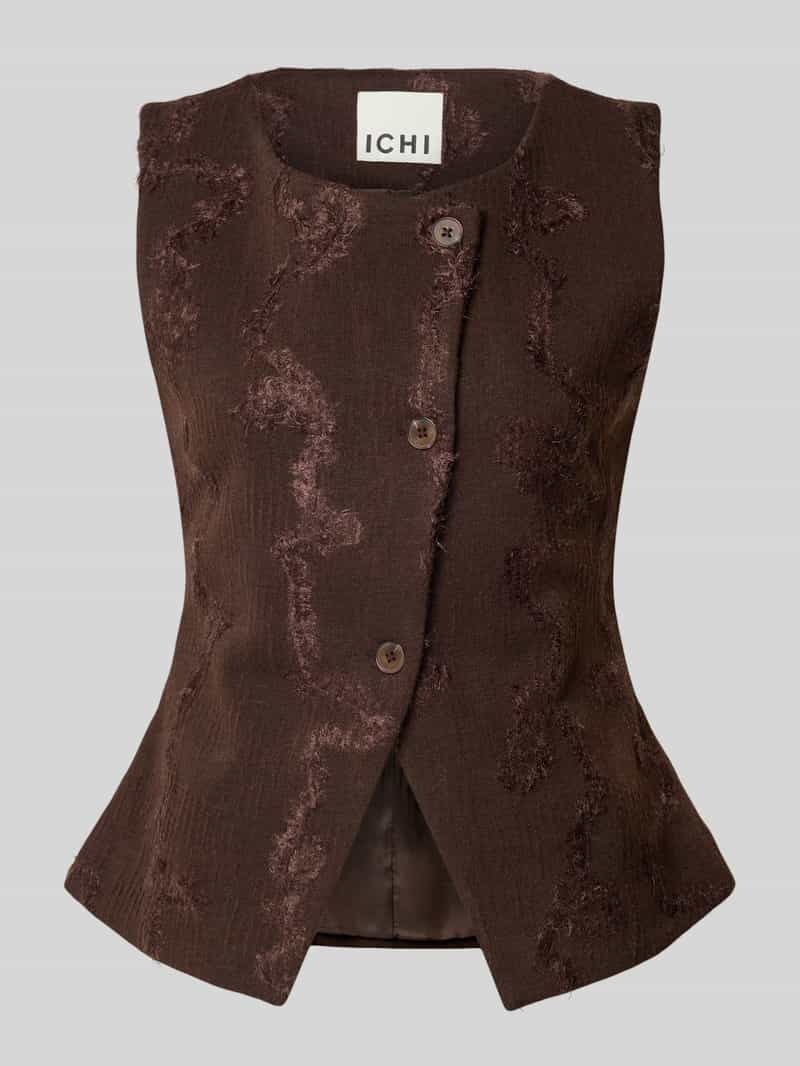 Ichi Bodywarmer met ronde hals model 'JURLIE'